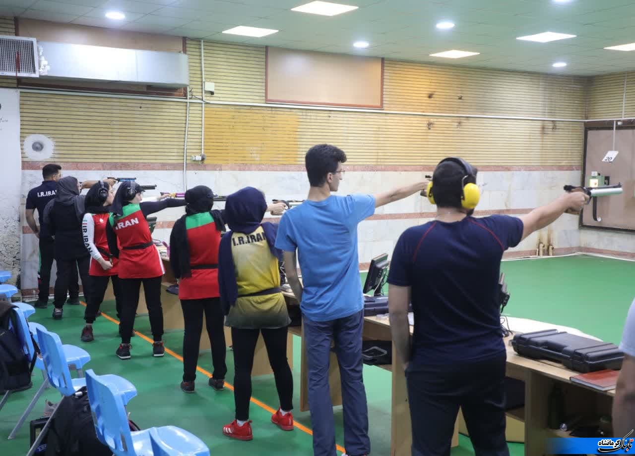 اردوی تیم ملی تیراندازی در کرمانشاه برگزار شد