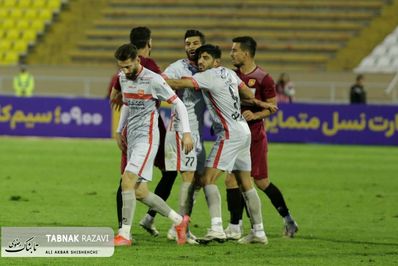 گزارش تصویری لیگ برتر فوتبال | مسابقه فوتبال پدیده مشهد و پرسپولیس تهران