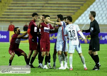 گزارش تصویری لیگ برتر فوتبال | مسابقه فوتبال پدیده مشهد و پرسپولیس تهران