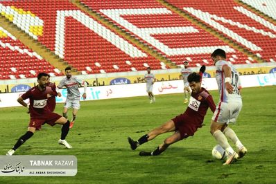 گزارش تصویری لیگ برتر فوتبال | مسابقه فوتبال پدیده مشهد و پرسپولیس تهران