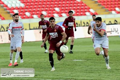 گزارش تصویری لیگ برتر فوتبال | مسابقه فوتبال پدیده مشهد و پرسپولیس تهران