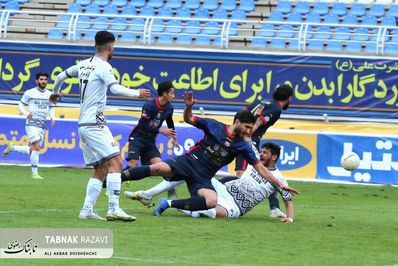 گزارش تصویری فوتبال حذفی نساجی مازندران _گل گهر سیرجان